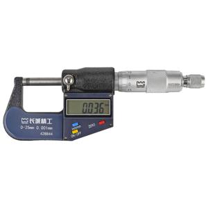 长城精工数显千分尺 高精度外径卡尺电子螺旋微器数字测厚仪